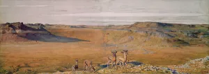 The Wilderness of Gizeh, 1854 (oil on canvas) The Wilderness of Gizeh, 1854 (oil on canvas)