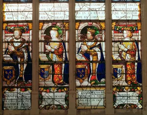 Window depicting Jacques de Bourbon (1315-61) Comte de la Marche Window depicting Jacques de Bourbon (1315-61) Comte de la Marche