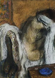 Woman Washing; Femme a sa Toilette, c.1905-07 (pastel on paper) Woman Washing; Femme a sa Toilette, c.1905-07 (pastel on paper)