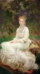 The Woman in White, c.1880 (oil on canvas) The Woman in White, c.1880 (oil on canvas)