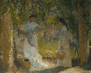 Three Women in the Garden; Trois Femmes dans le Jardin, 1905-1915 (oil on canvas) Three Women in the Garden; Trois Femmes dans le Jardin, 1905-1915 (oil on canvas)
