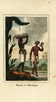 A Geographical Present Collection: Women of Martinique, Antilles, West Indies, 1818