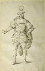 Youth in ancient British costume, c.1611 (pen & ink on paper) Youth in ancient British costume, c.1611 (pen & ink on paper)