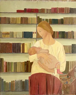Yvonne with Vincent at Ten Weeks, 1919 (oil on panel) Yvonne with Vincent at Ten Weeks, 1919 (oil on panel)