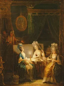 Zemire and Azor, Opera by Marmontel, 1788 (oil on canvas) Zemire and Azor, Opera by Marmontel, 1788 (oil on canvas)