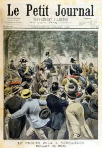 The Zola trial in Versailles (Dreyfus Affair) - in 'Le Petit Journal" The Zola trial in Versailles (Dreyfus Affair) - in 'Le Petit Journal"