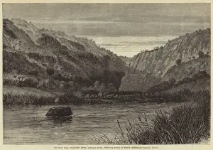 The Zulu War, Fugitives Drift, Buffalo River, with the Stone to which Lieutenant The Zulu War, Fugitives Drift, Buffalo River, with the Stone to which Lieutenant