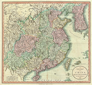 1801, Cary Map of China and Korea, John Cary, 1754 - 1835, English cartographer 1801, Cary Map of China and Korea, John Cary, 1754 - 1835, English cartographer