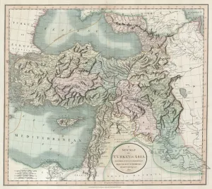 1801, Cary Map of Turkey, Iraq, Armenia and Sryia, John Cary, 1754 - 1835, English cartographer 1801, Cary Map of Turkey, Iraq, Armenia and Sryia, John Cary, 1754 - 1835, English cartographer