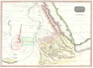 1818, Pinkerton Map of Abyssinia, Ethiopia , Sudan and Nubia, John Pinkerton, 1758 - 1826 1818, Pinkerton Map of Abyssinia, Ethiopia , Sudan and Nubia, John Pinkerton, 1758 - 1826