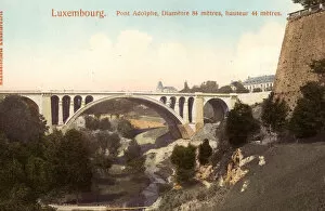 Adolphe Bridge Collection: Adolphe Bridge Petrusse 1904 Luxembourg District