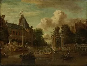 Abraham Storck Collection: The arrival of the Russian embassy in Amsterdam, 29 August 1697, The Netherlands