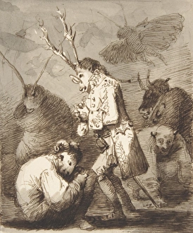 Birds Feather Entre los suyos 1807–45 Pen dark brown ink Birds Feather Entre los suyos 1807–45 Pen dark brown ink