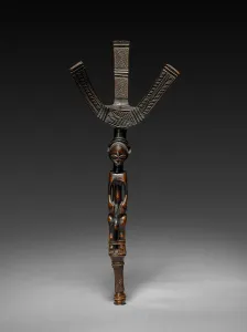Bow Stand 1800s Africa Democratic Republic Congo Bow Stand 1800s Africa Democratic Republic Congo
