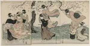 Cherry Blossoms Wind late 1790s Utagawa Toyokuni Cherry Blossoms Wind late 1790s Utagawa Toyokuni