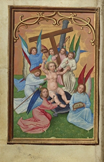 Christ Child Surrounded Instruments Passion Simon Bening Christ Child Surrounded Instruments Passion Simon Bening