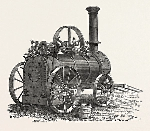 Clayton, Shuttleworth, and Co.s Portable Steam Engine Clayton, Shuttleworth, and Co.s Portable Steam Engine