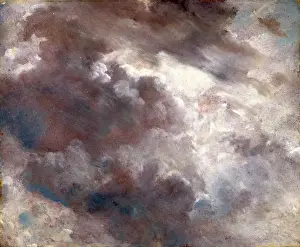 Light And Shadow Effect Prints: Cloud Study Dark Cloud Study, John Constable, 1776-1837, British