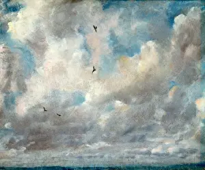 British Romanticism Artists Prints: Cloud Study Stratocumulus Cloud, John Constable, 1776-1837, British