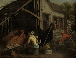 Couples Making Love at a Village Inn, attributed to Aert Pietersz., c. 1570 - c. 1590 Couples Making Love at a Village Inn, attributed to Aert Pietersz., c. 1570 - c. 1590