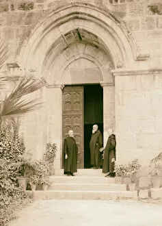 Abu Ghaush Collection: Crusader church Abou Gosh Kirjath Jearim North entrance