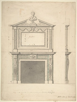 Design Chimney-piece Thomas Hollis Lincoln Inn Design Chimney-piece Thomas Hollis Lincoln Inn