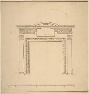 Design Chimneypiece Frieze Floral Decoration Design Chimneypiece Frieze Floral Decoration