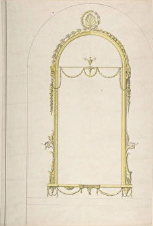 Design Pier-glass Arched Head Palmette Terminations Design Pier-glass Arched Head Palmette Terminations
