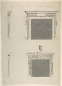 Designs Two Chimney-pieces Lord Viscount Charlemont Designs Two Chimney-pieces Lord Viscount Charlemont