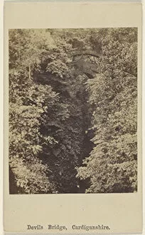 Devils Bridge Collection: Devils Bridge Cardiganshire British 1864 1866