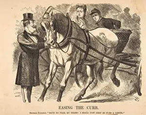 Sir John Tenniel Artwork Prints: Drawings Prints, Print, Easing Curb, Punch, 45474, 1869, Artist, Subject, Sir John Tenniel