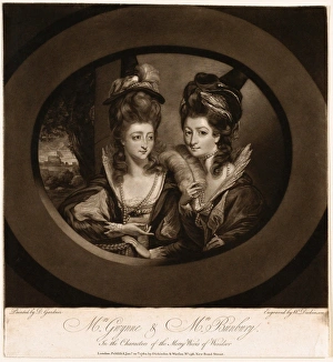 Drawings Prints, Print, Mrs., Gwynne, Mrs., Bunbury, Merry, Wives, Windsor, Shakespeare Drawings Prints, Print, Mrs., Gwynne, Mrs., Bunbury, Merry, Wives, Windsor, Shakespeare