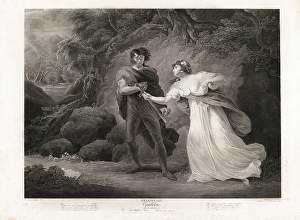 Drawings Prints, Print, Pisano Imogen, Shakespeare, Cymbeline, Act 3, Scene 4, Boydell'shakespeare Drawings Prints, Print, Pisano Imogen, Shakespeare, Cymbeline, Act 3, Scene 4, Boydell'shakespeare