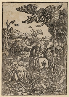 Drawings Prints, Print, Zeus eagle, abducting Ganymede, Artist, Giovanni Battista Palumba Drawings Prints, Print, Zeus eagle, abducting Ganymede, Artist, Giovanni Battista Palumba