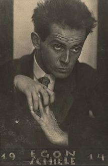 Egon Schiele 1914 Gelatin silver print Image Egon Schiele 1914 Gelatin silver print Image