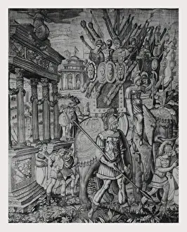 Roman Mythology Depiction Prints: Elephants