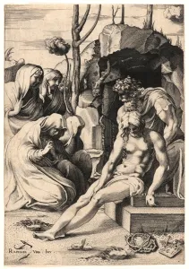Enea Vico (Italian, 1523-1567) after Raphael (Italian, 1483 - 1520). Joseph of Arimathea Enea Vico (Italian, 1523-1567) after Raphael (Italian, 1483 - 1520). Joseph of Arimathea
