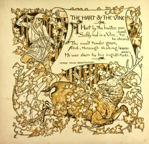 Arts And Crafts Movement Images Prints: The Hart and the Vine