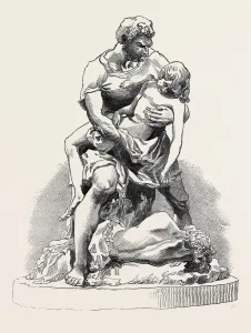The Burial of the Princes in the Tower Engraving Print