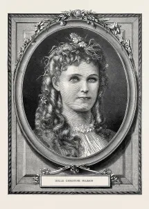 Liszt Collection Print of Mdlle Christine Nilsson, 1870