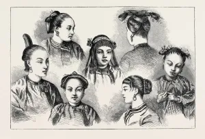 Life in China Hair Dressing Print (3741 x 2502 pixels)