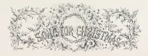Vintage Christmas Celebration Prints: Source Size = 3767 x 1408