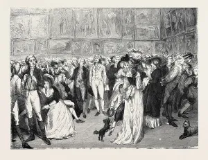 The Prince of Wales and Sir Joshua Reynolds Print, 1787