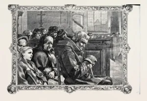 Vintage Church Illustration Prints: Source Size = 6316 x 4268