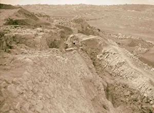 Excavations Tell-el-Nasbeh Mizpah City wall revetment Excavations Tell-el-Nasbeh Mizpah City wall revetment
