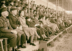 Foot ball match British Army v French Army Spectators Foot ball match British Army v French Army Spectators