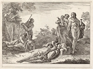 Francesco Fontebasso (Italian, 1709 - 1769), Apollo and Nymphs in a Landscape with Francesco Fontebasso (Italian, 1709 - 1769), Apollo and Nymphs in a Landscape with