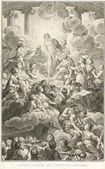 Frontispiece allegorical figures Encyclopedie Frontispiece allegorical figures Encyclopedie