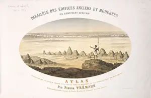 Desert Landscapes Africa Prints: Frontispiece Paralleles des edifices anciens