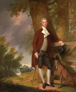 A Gentleman and his Dog in a Landscape Gentleman and his Dog in a Landscape, Francis A Gentleman and his Dog in a Landscape Gentleman and his Dog in a Landscape, Francis